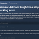Illustration for article titled iBatman: Arkham Knight/i’s PC Version Is Far From ‘Fixed